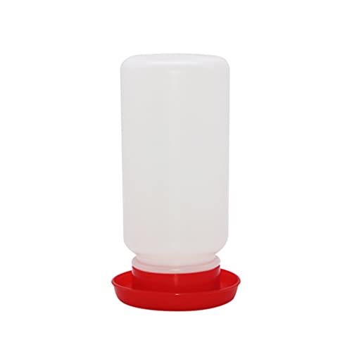 Chick Feeder and Waterer Set, 1L Baby Chicken Waterer Feeder, Baby Chicken Starter Kit, Hanging Poultry Drinker Quail Feeder, Small Coop Water Dispenser for Chickens, Turkeys, Ducks (Medium Feeder) - color: Medium Feeder