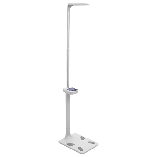 Professional Digital Physician Scale - Ultrasonic Medical Body Analyzer Scale, Standing Height and Weight Scales for Measuring Fat, BMI Muscle Calories and More, 440lb Capacity, 31.5-76.77 in