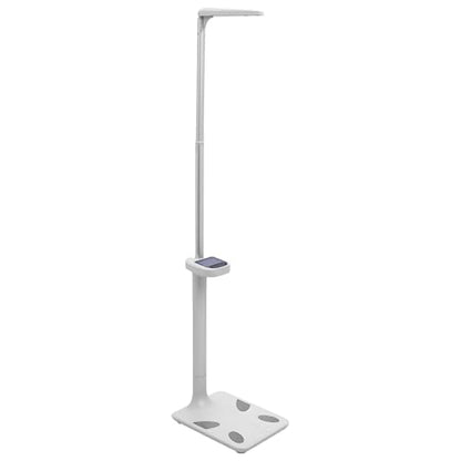 Professional Digital Physician Scale - Ultrasonic Medical Body Analyzer Scale, Standing Height and Weight Scales for Measuring Fat, BMI Muscle Calories and More, 440lb Capacity, 31.5-76.77 in
