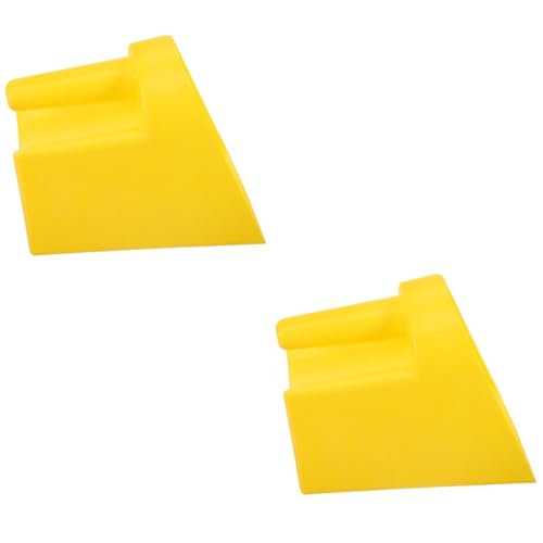 Milisten 2pcs Thicken Scoop for Livestock Ergonomic Heavy Duty Shovel for Farm Use Farm Tool for Poultry Feeding and