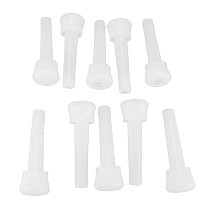 10-Pack Cow Milking Machine Liners, Food Grade Silicone Teat Cup Replacement Parts, Universal Fit, Gentle Suction for Cattle