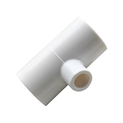 10 Pack Chicken Waterer ABS Tee Fittings. Suitable for Chicken Water Cups, Nipples and Other Poultry Waterers, White and Thickened