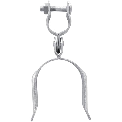 Heavy Duty Fork Latch (Bolt in) 1-3/8" x 2-7/8" - Galvanized Pressed Steel - size: 1-3/8" x 2-7/8"