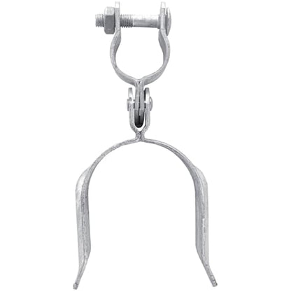 Heavy Duty Fork Latch (Bolt in) 1-3/8" x 2-7/8" - Galvanized Pressed Steel - size: 1-3/8" x 2-7/8"