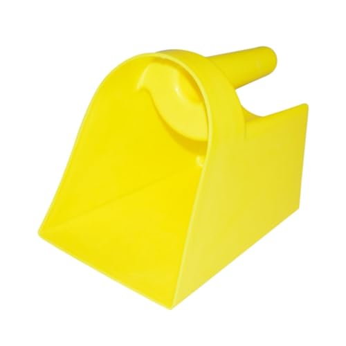 SM SunniMix Enclosed Feed Scoop Stackable Bird Scoop Reusable Feed Scooper Grain Scooper Heavy Duty Handle PP Material Suitable for Farmers Livestock Zoo Ranch