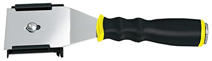 ALLWAY F42X Extendable Push/Pull Scraper with 4-Edge Blade, 2-1/2” | Soft-Grip Handle, 2 Edges for Fine Scraping, 2 Edges for Rough Scraping
