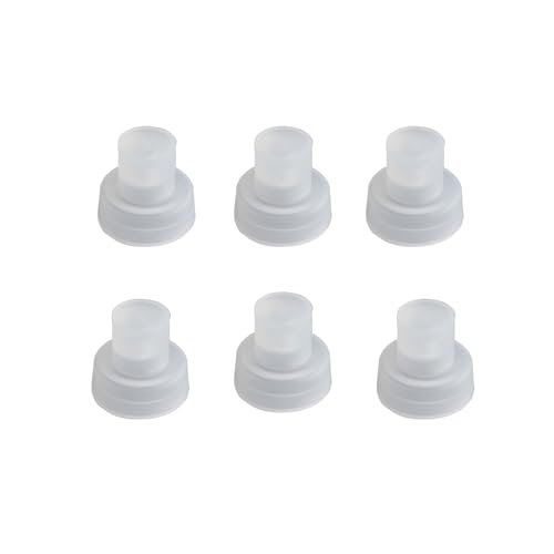 6pcs 00600.1000 fits for Bunn Silicon Seat Cup Faucet,White Tea nozzles 006001000