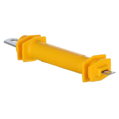 6 Pack Electric Fence Rubber Gate Handles - Heavy Duty Insulated Plastic Handles with Steel Hook, Electric Fence Rubber Gate - Yellow - color: Yellow 6-Pack