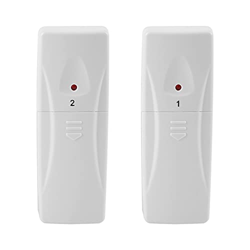 Digital Indoor Outdoor Temperature Monitor with LCD Display, Refrigerator Thermometer, Min Max Record, Alarm Function