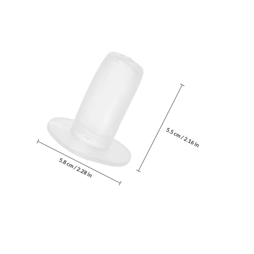 5pcs Calf Nursing Nipples Silicone Teats for Cow Milk Bottles Livestock Feeding Supplies Suitable for Calves and Orphaned Animals in Agricultural Settings