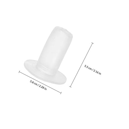 5pcs Calf Nursing Nipples Silicone Teats for Cow Milk Bottles Livestock Feeding Supplies Suitable for Calves and Orphaned Animals in Agricultural Settings