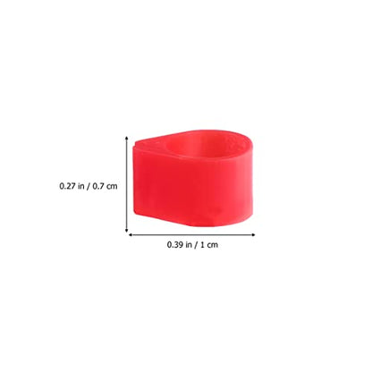 ORFOFE 100pcs Bird Leg Bands Chicken Duck Bands Poultry Foot Ring Clip Ring and Comfortable for Birds Identification