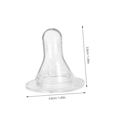 10Pcs Lamb Milk Bottle Nipples Durable Silicone Pacifiers for Feeding Newborn Animals for Calves Piglets and Lambs Replacement Nipples for Livestock Care
