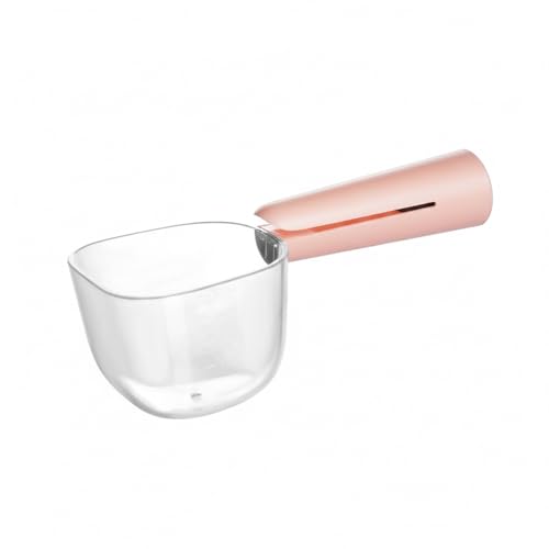 Pet Food Scoop with Built-in Bag Sealer, Durable PP Measuring Cup for Dry Kibble, 13-Inch Long Handle (Pink, Blue, Green) - color: Pink