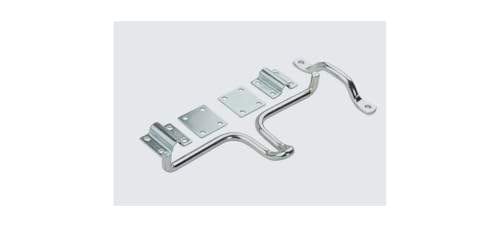 National Hardware N160-747 V1135 Sliding Bolt Gate Latch for Outdoor Fence Metal Gates with Zinc Plated Finish - Farm Gate Hardware for Right or Left Hand Swing Gates