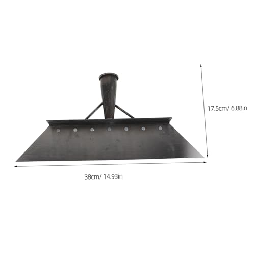 Artibetter Manganese Steel Farm Scraper Shovel for Livestock Manure Cleaning 38cm Heavy Duty Flat Metal Shovel Suitable for Barn and Pasture Maintenance