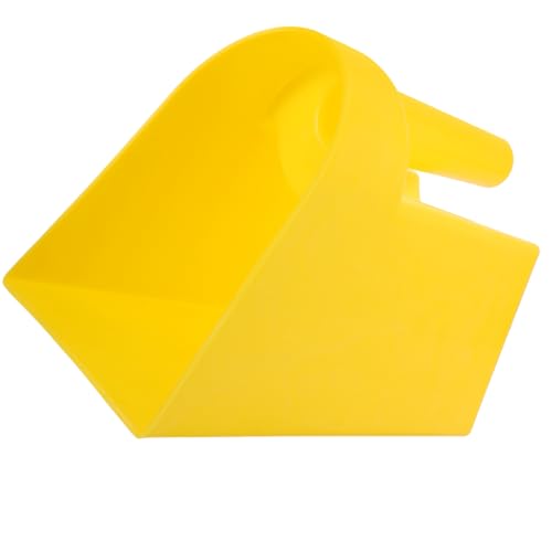 TOYANDONA Poultry Feed Scoop Shovel Thickened Farm Shovel with Ergonomic Handle Durable Feed Shovels for Livestock Breeding Easy to Clean and Comfortable Grip for Cows
