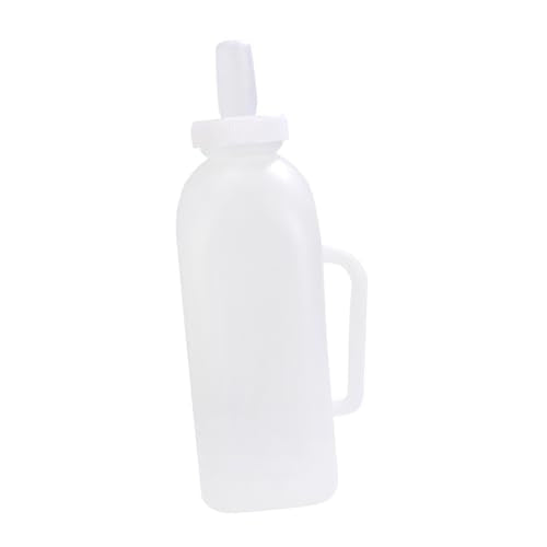 BESTonZON Complete 3-Piece Set Calf Nursing Bottle 2l Capacity Lid and Silicone Teat for Sheep