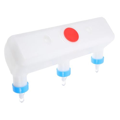 HEMOTON Farm Animal Feeder for Goats and Lambs Multiple Pacifiers Milk Feeding Device Sturdy Pig and Sheep Bottle Comfortable Nipples for Farms and Livestock Care