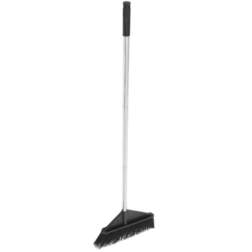Heavy-Duty Long Handle Stiff Bristle Broom - Indoor/Outdoor Floor Sweeper for Tough Cleaning Tasks
