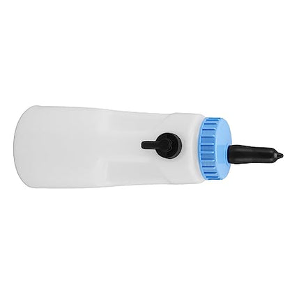 Vertical Calf Feeding Bottle, 2.5L Calf Milk Bottle PE Material, Sturdy Screw Cap with Handle, Control Valve for Calves Lambs, Strong Sealing, Vertical Calf Bottle