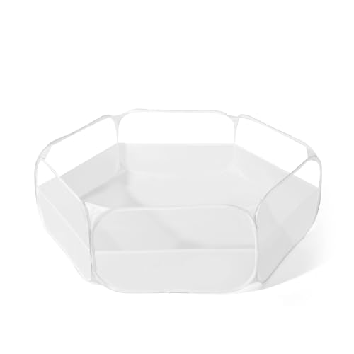 Foldable Ball Pit for Toddlers, Large Pop Up Ball Pits Kids Play Tent Crawl Playpen Ball Pool Playhouse Playpen with Storage Bag, for Boys Girls Dogs Cats Ferrets Indoor Outdoor, White - color: White