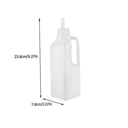MERRYHAPY 850ml Silicone Lamb Feeding Bottle Replacement Nipples for Nursing Sheep Goats and Other Livestock Sturdy and Easy to Clean Feeding Supplies