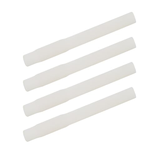 Milking Short Tube, Food Grade Rubber Short Tube Pipe Milking Machine Accessories Cup Set Parts for Cow Milk Machine (White) - color: White