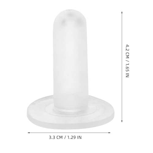 Totority Goat Bottle Nipples 6 Pack Sheep Feeder Nipple Replacements for Lambs Calves and Newborn Livestock Silicone Nursing Bottle Teats with Milk Flow Valve for Barn Feeding