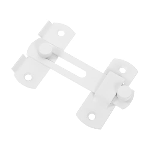 NUOBESTY Stainless Steel Pet Heavy Duty Flip Latch for Secure Gates Versatile Indoor Outdoor Use Quick Installation Enhanced Durability Safety Assurance for Pets - color: White