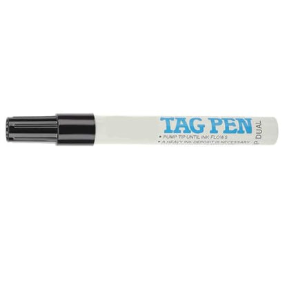 Livestock Ear Tag Marking Pen with Spare Head, Black Ink, Non-Fading for Pig Sheep Cattle Identification