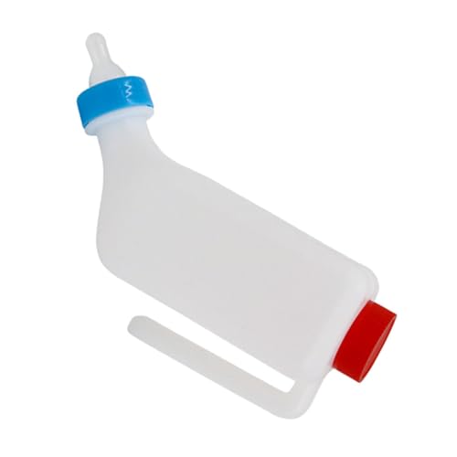 VICASKY Pig Nursing Bottle for Small Animals 1pcs Plastic Milk Feeder Detachable Nipple for Calves Lambs and Goats