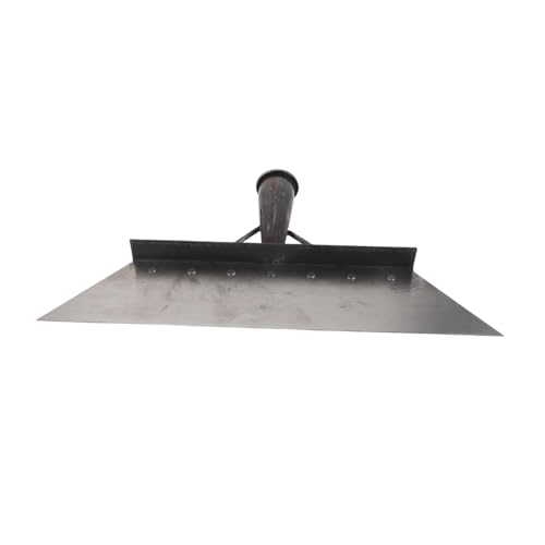 Toyvian Manganese Steel Flat Metal Shovel Scraper for Livestock Manure Cleaning, 38cm Heavy Duty Floor Scraper Tool for Barn and Farmyard Maintenance
