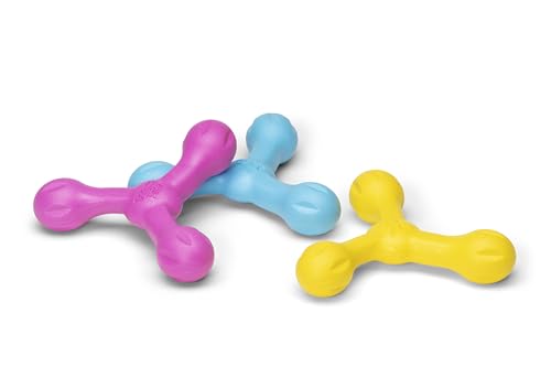WEST PAW Zogoflex Air Skamp Tug-of-War Stick Dog Chew Toy – Hollow, Squishy Interactive Toy for Dogs, Puppies – for Chewing, Catch, Carry, Fetch, Dishwasher Safe, Latex-Free, 8.5", Dandelion Yellow - color: Dandelion Yellow