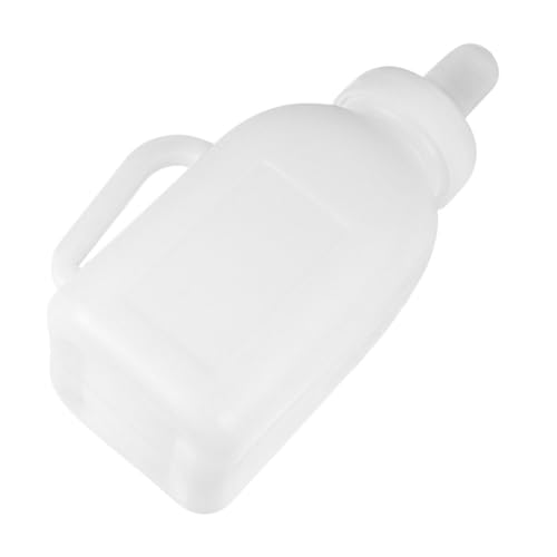 3-Pack Plastic Lamb Feeding Bottle with Silicone Teats for Newborn Lambs Sturdy Easy to Clean Feeding Supplies