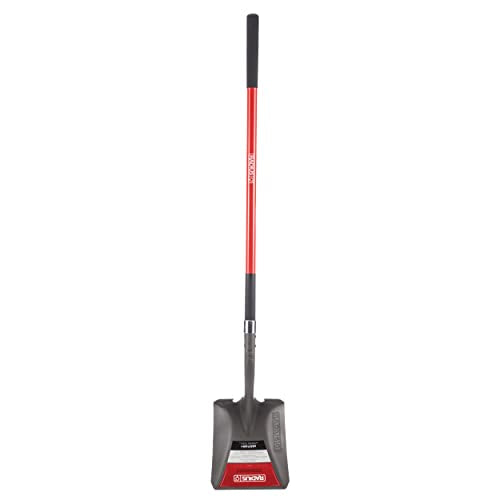 Radius Premium Heavy Duty Steel Square Point Shovel, 58" Handle - style: Long-Handle, Square Point