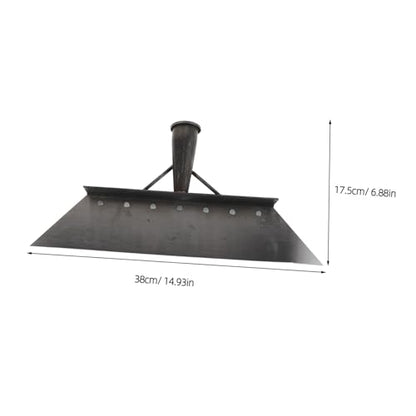 Beavorty Multifunctional Animal Dung Shovel and Barn Manure Scraper for Livestock Farm Cleaning 38cm Manganese Steel Heavy Duty Scraper Tool for Barn and Pasture Maintenance