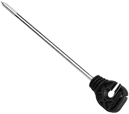 Electric Fencing Premium Stand Off/Long Arm Multi Purpose Insulator for Polywire/Polytape/Rope/Wire PK130 with 1 Free Socket Tool/Drill Chuck - size: PK130