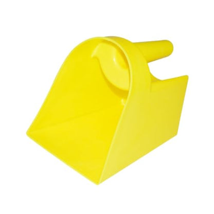 Reusable Animal Feed Scoop With Handle Heavy Duty Plastic Grain Scoop For Livestock Hay Pellets