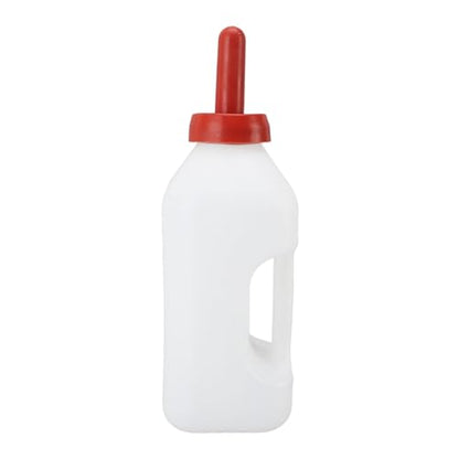 Nursing Feeding Bottle, Calf Nursing Bottle Calf Bottle with a Replacement Nipple Calf Milk Feeder Nursing Feeding Bottle with Handle for Farm Pasture 2l (Horizontal Milk Pot)