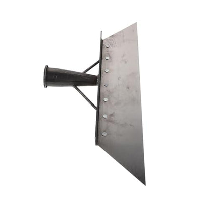 Angoily Heavy Duty Manganese Steel Manure Scraper for Livestock Areas, Metal Small Shovel with Concrete Scraping and Bending Resistance, Outdoor Cleaning Tool, 38cm