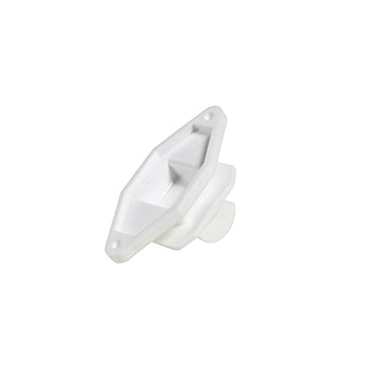 50 Pack Electric Fence Wood Post Claw Insulators, Nail on Insulator for Hi-Tensile, Heavy- Duty Fencing Wire Polywire, White