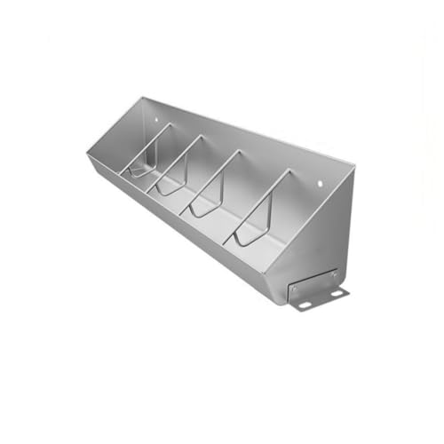 Hog Farm/Pig Barn Livestock Trough Feeder, Piglet Feeding Trough, Stainless Steel Pig Trough, for Pigs and Sheep(8.7x39.4in) - size: 8.7x39.4in