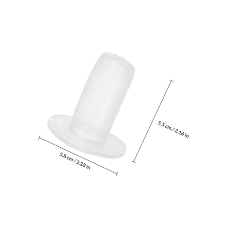 5pcs Silicone Calf Nursing Nipples Replacement Milk Feeding Bottle Accessories for Young Animals Efficient Feeding Design Pet Supplies