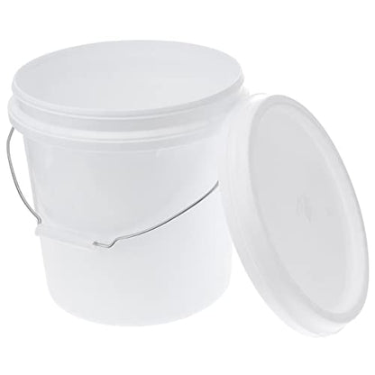 Food Grade Plastic Bucket with Lid Sealable Storage Container for Dry Liquid Products for Pet Food Livestock Feed and More