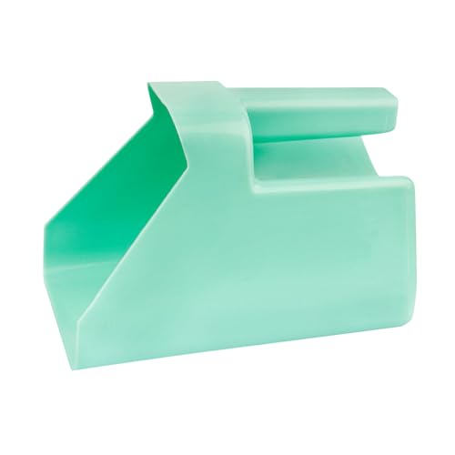 Stackable Livestock Feed Scoop - Heavy Duty Grain Measuring Scooper, Large Dry Goods Container | Animal Feeding Supplies, Durable Farm Ranch