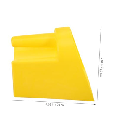 UPKOCH Large Plastic Feed Scoop for Livestock Heavy Duty Animal Feed Shovel 2-Piece Set for Farm and Garden Use