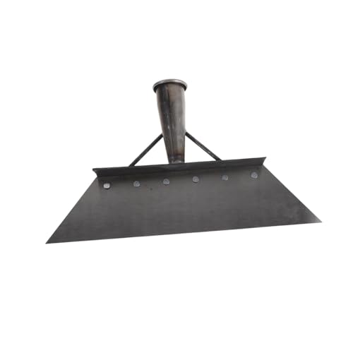 Manganese Steel Livestock Manure Scraper Shovel 32cm for Farm Cleaning, Heavy Duty Metal Excrement Removal Tool for Barns and Pasture Maintenance