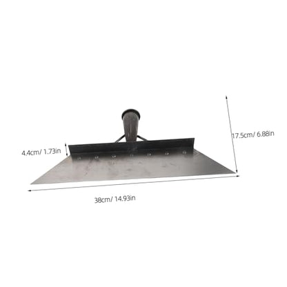 YARNOW Heavy Duty Manganese Steel Barn Shovel and Pasture Manure Scoop 38cm for Livestock Facility Cleaning and Farm Dung Removal