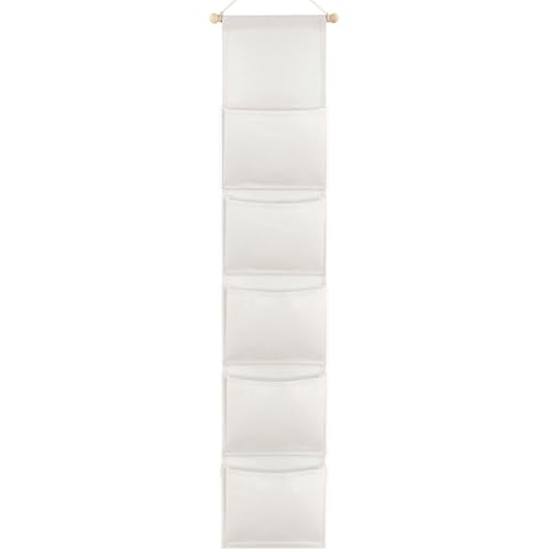 RUNROLE 8 Inch Narrow Fish Extender to Right Fit the Cabin Door - 1, 2, 3, 4, 5 Pocket, Blank White for Easy Customization, 2026 &2027 FE for Gift Exchanges and Pixie Dust - size: 5 Pockets